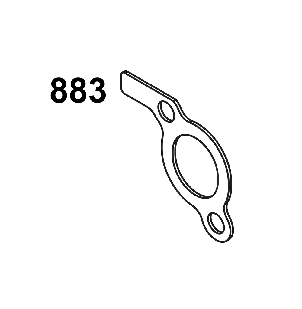 Exhaust Group Diagram and Parts List for 38E347-0020-G1 200000 - 399999 Briggs and Stratton Engine